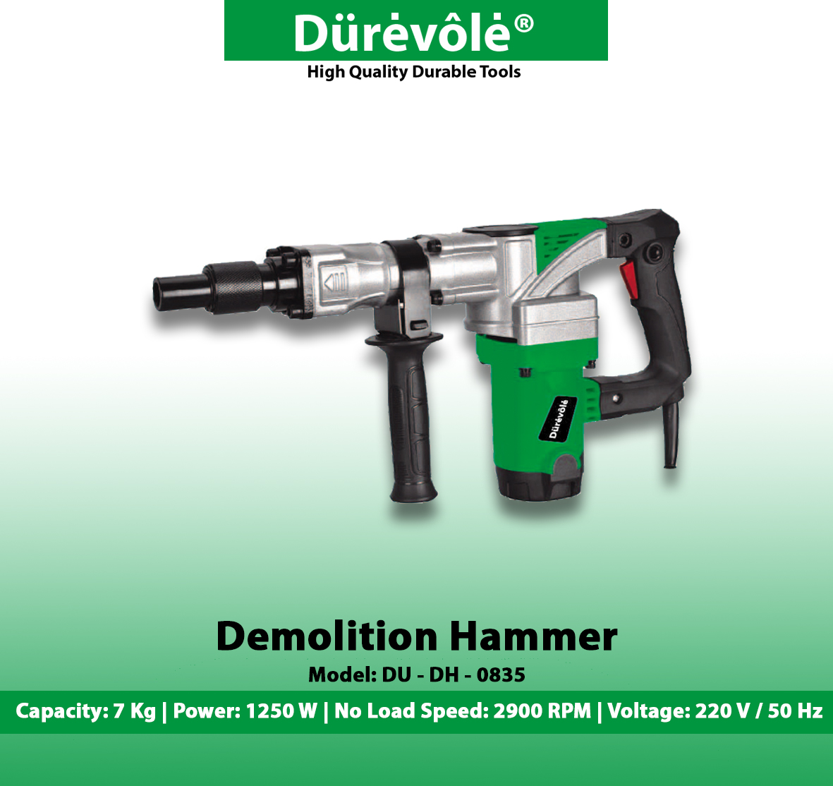 Demolition Hammer 7kg